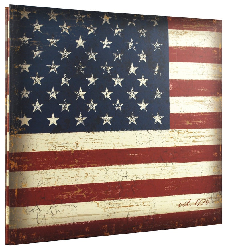 MCS ألبوم قصاصات قابل للتوسيع من MCS يتكون من 10 صفحات بحجم 12 × 12 بوصة، 13.5 × 12.5 بوصة، علم عتيق - Image 2